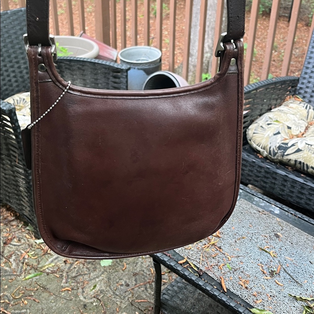 Vintage Coach 9135 Small Hippie Flap saddlebag/crossbody bag - Picture 9 of 12